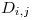 <tex>D_{i,j}</tex>