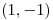 <tex>(1,-1)</tex>
