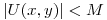 <tex>|U(x,y)| < M</tex>