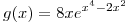 <tex> g(x)= 8x e^{x^4-2x^2}</tex>