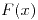 <tex>F(x)</tex>
