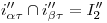 <tex>i''_{\alpha \tau} \cap i''_{\beta \tau} = I''_2</tex>