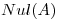 <tex>Nul(A)</tex>