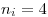 <tex>n_i = 4</tex>