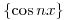 <tex>\{\cos nx\}</tex>