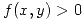 <tex> f(x,y)> 0 </tex>