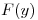 <tex>F(y)</tex> <tex>F(y)</tex>
