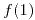 <tex>f(1)</tex> <tex>f(1)</tex>