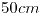 <tex>50cm</tex> <tex>50cm</tex>