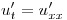 <tex>u'_t = u'_{xx}</tex>