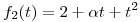<tex>f_2(t)=2+ \alpha t+t^2</tex>