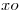 <tex>xo</tex>