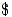 <tex>\$</tex> <tex>\$</tex>