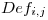 <tex>Def_{i,j}</tex>