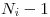 <tex>N_i-1</tex>