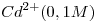 <tex> Cd^{2+}(0,1M)</tex>