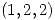 <tex>(1,2,2)</tex>