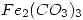 <tex>Fe_2 (CO_3)_3</tex>