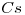 <tex>Cs</tex>