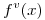 <tex>f^v(x)</tex>