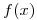 <tex>f(x) </tex>