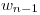 <tex>w_{n-1}</tex>