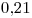 <tex>0.21</tex>