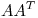 <tex>AA^T</tex>
