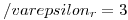 <tex>/varepsilon_r = 3</tex>