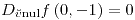 <tex>D_{\breve{v}\text{nul}}f\left(0,-1\right)=0</tex>