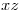 <tex>xz</tex>