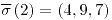 <tex>\overline{\sigma}\left(2\right)=\left(4,9,7\right)</tex>